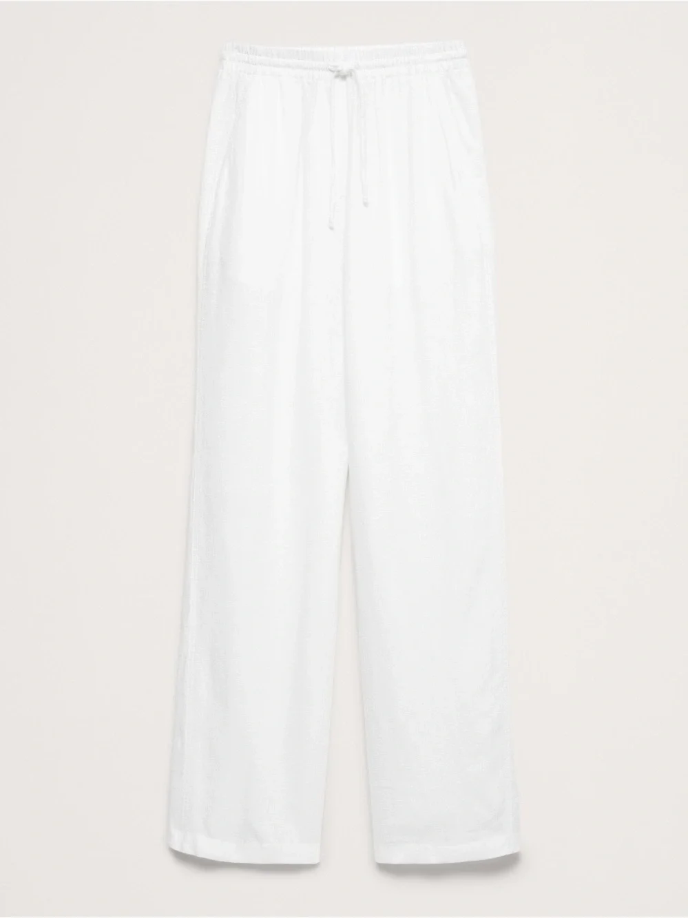 NWT-Banana Republic Getaway Straight Leg Pull On Linen Pant, Medium